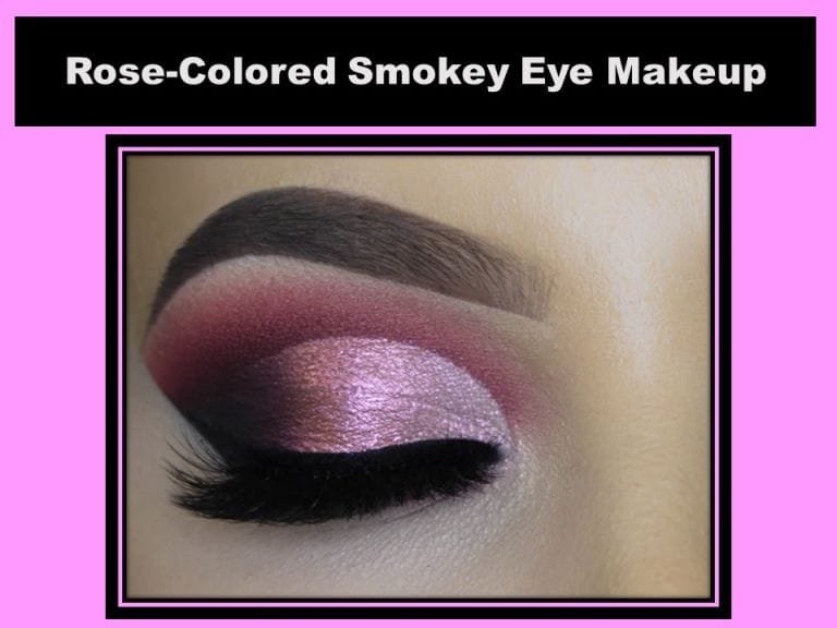 Smokey Eye Makeup Looks: Step-by-Step DIY Tutorials 11 rose-colored-eye
