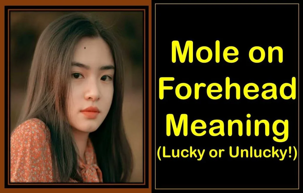 Lucky Mole on Face: Meanings for Females, & Males 4 mole-on-forehead-meaning-female-male-right-left